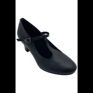 Theatricals Women's 2" T-Strap Character Shoes Black - Medium